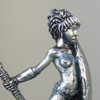 Nubian female with hide shield and Assegai